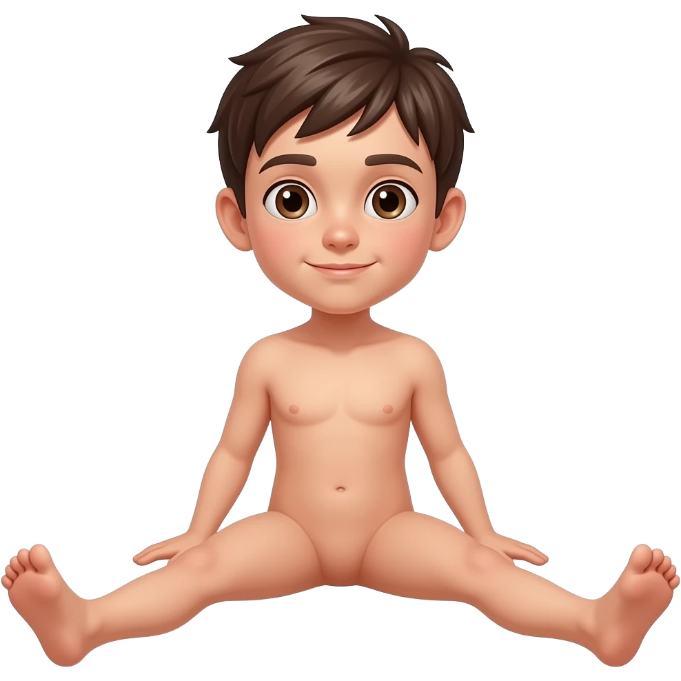 naked woman boy with legs spread emoji