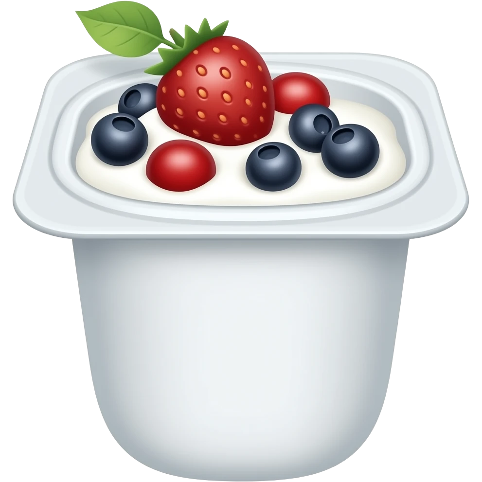 fruit yoghurt emoji