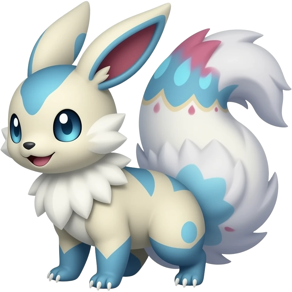 Litten-Luxray-Furret-Quilava-Fakemon-Pokemon-hybrid emoji