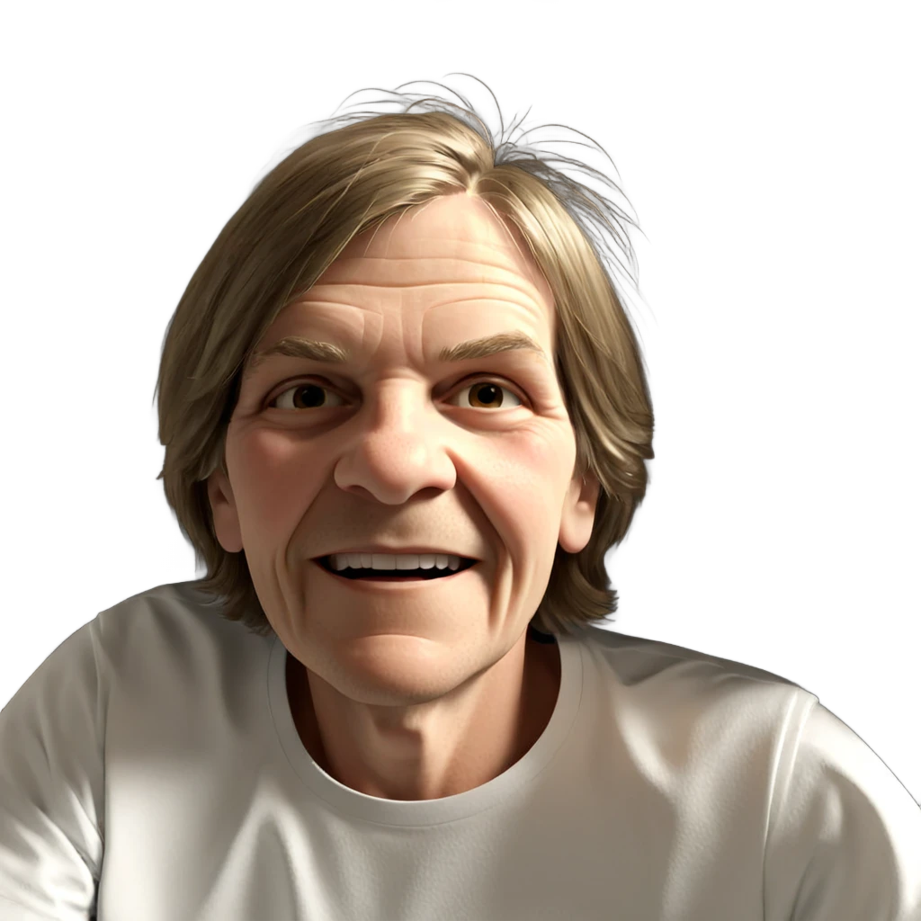 smiling young man closeup emoji