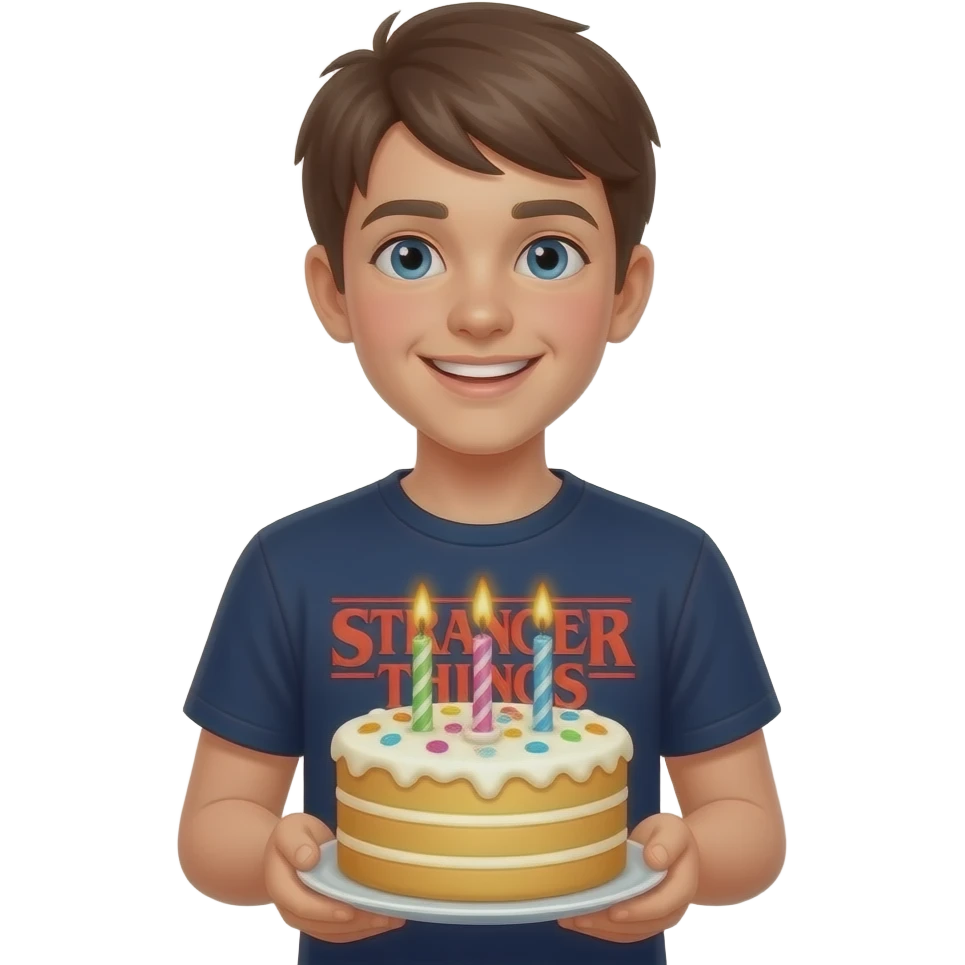 13TH BIRTHDAY STRANGER THINGS emoji