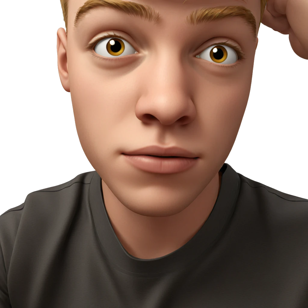 portrait of a young man emoji