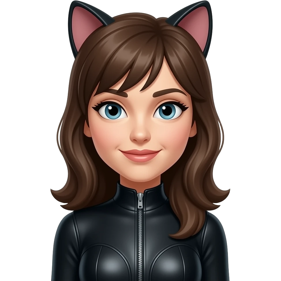 woman in a catsuit emoji