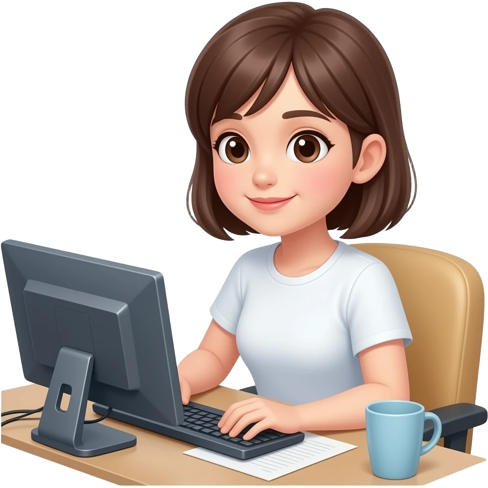 A girl who works emoji