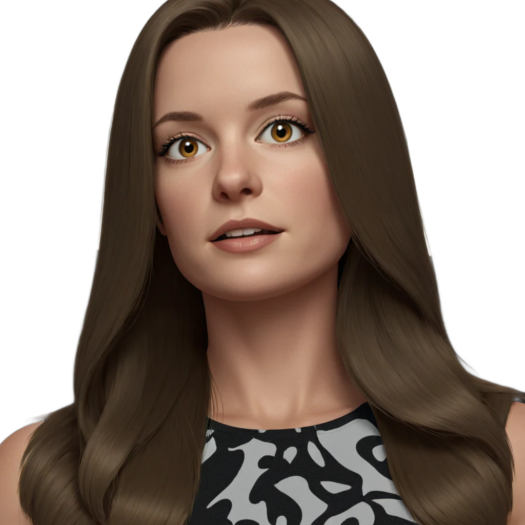 realistic portrait of girl emoji