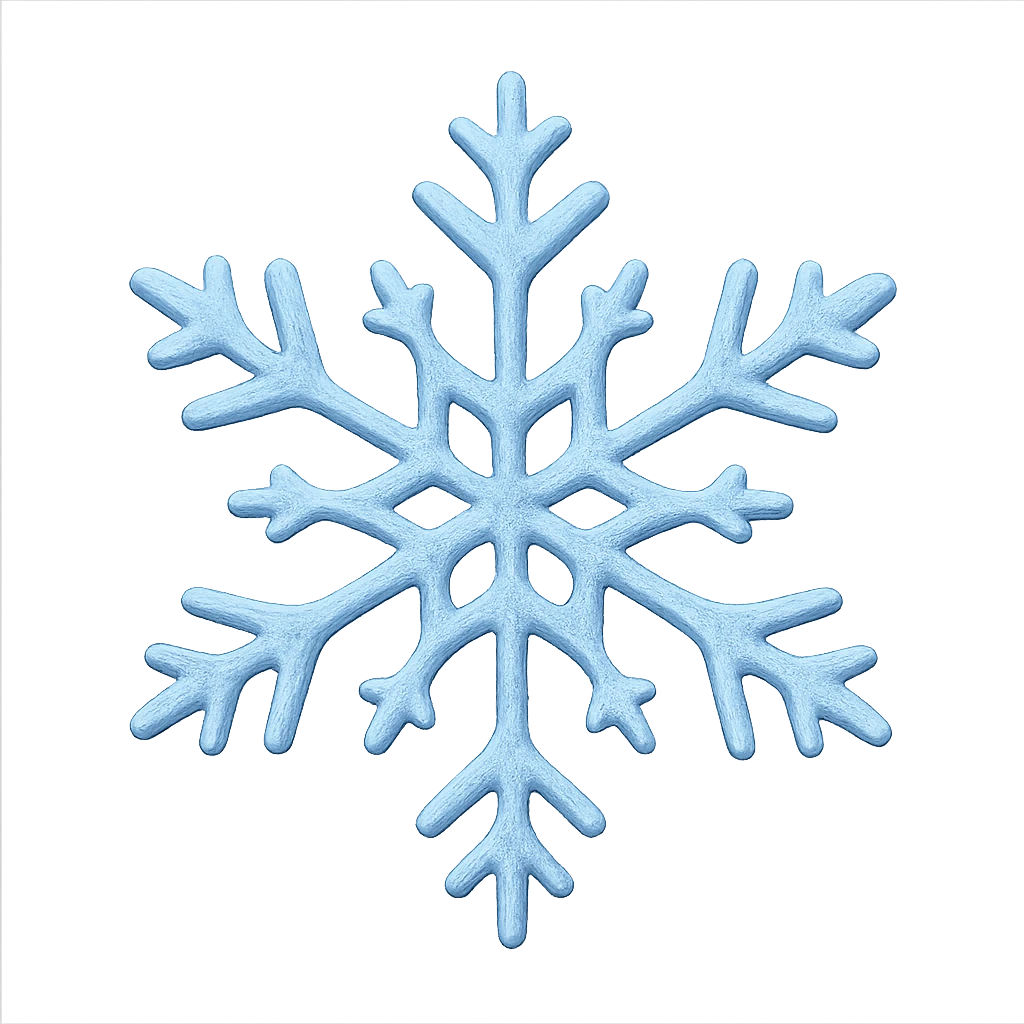 winter snow flake remove background emoji