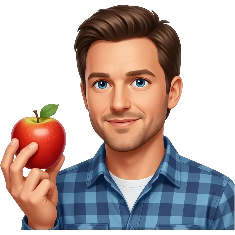 Ashton Kutcher apple holding money emoji emoji