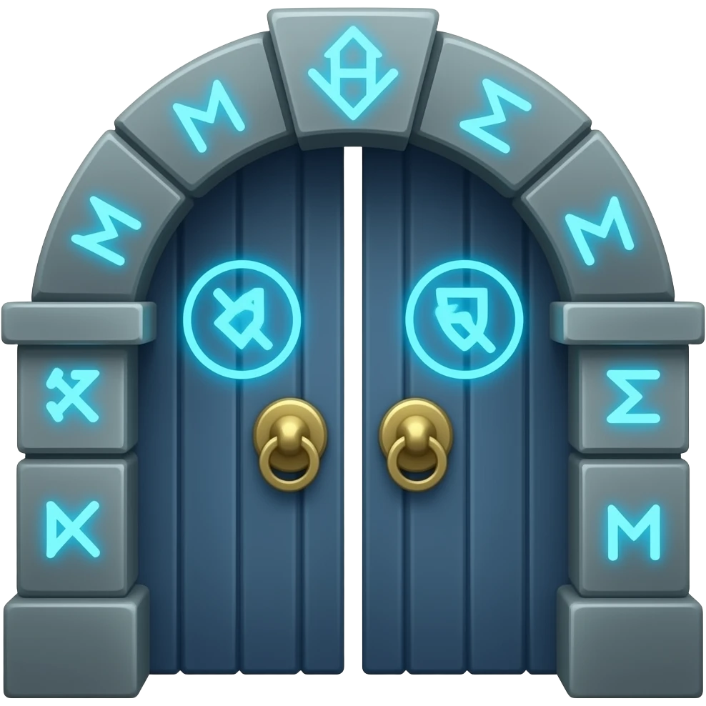 Blue solo leveling gate emoji