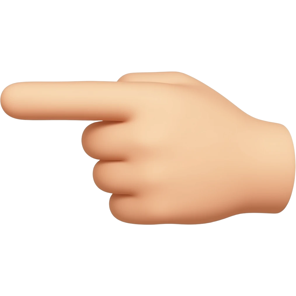 3 pointer finger emoji