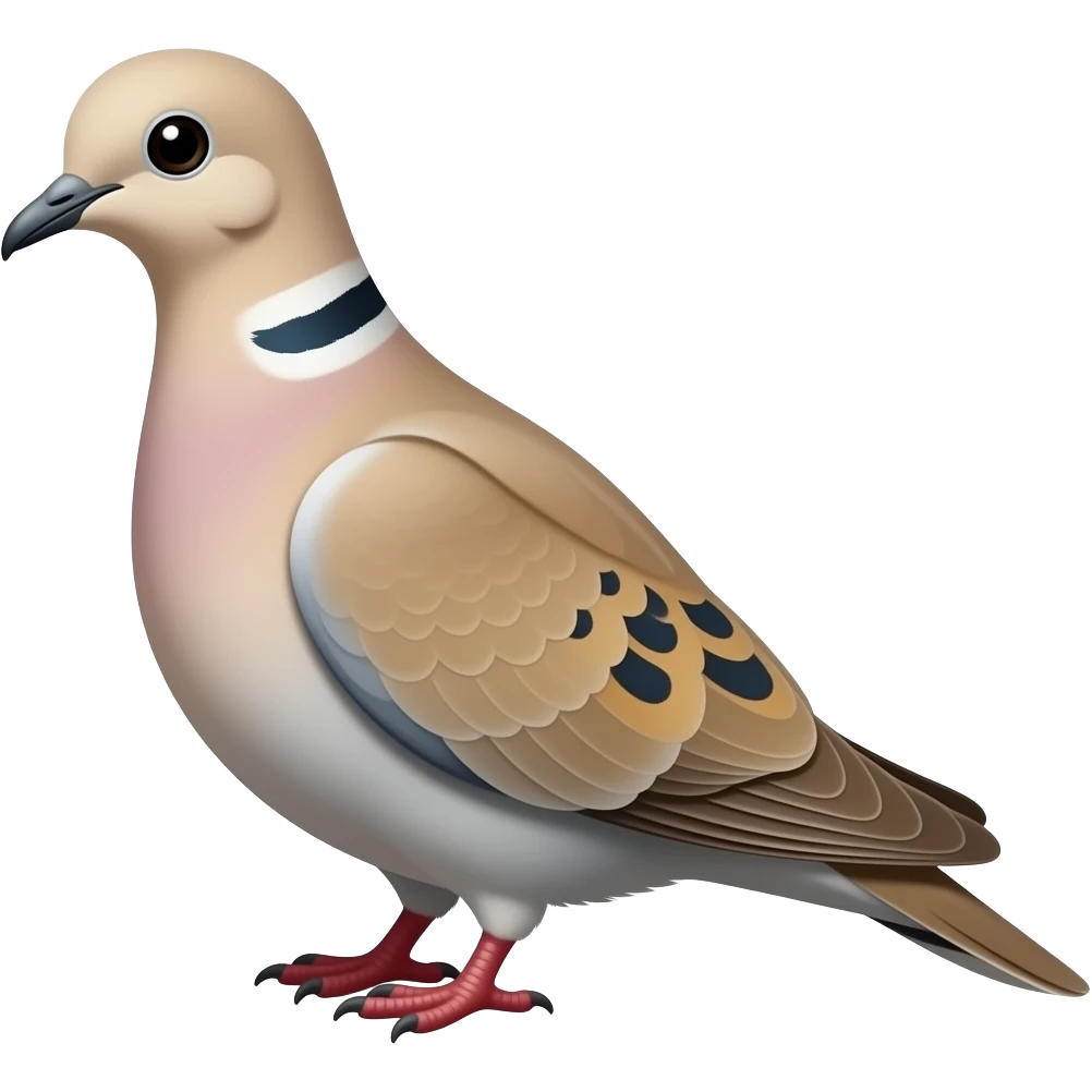 A dove made of butter emoji