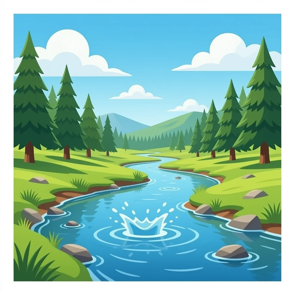 headwater river small splash emoji