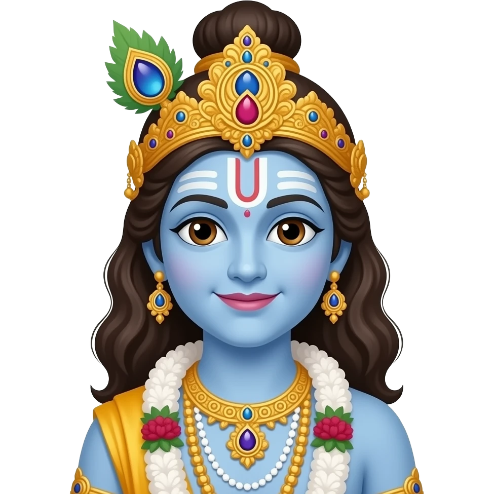 a krishna isckon devotee emoji