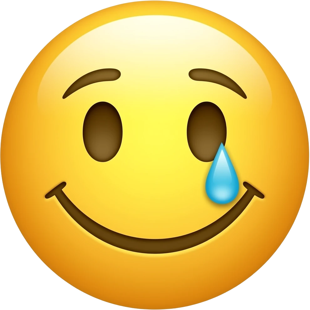 emojis.com Fruncir el seño Emoji emoni Yellow smiley emoji that's Tired and says Good morning emoji