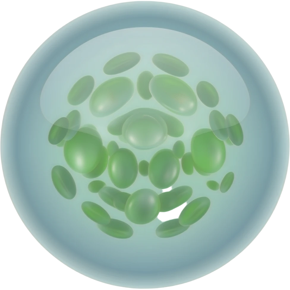 The microbe is luminous emoji