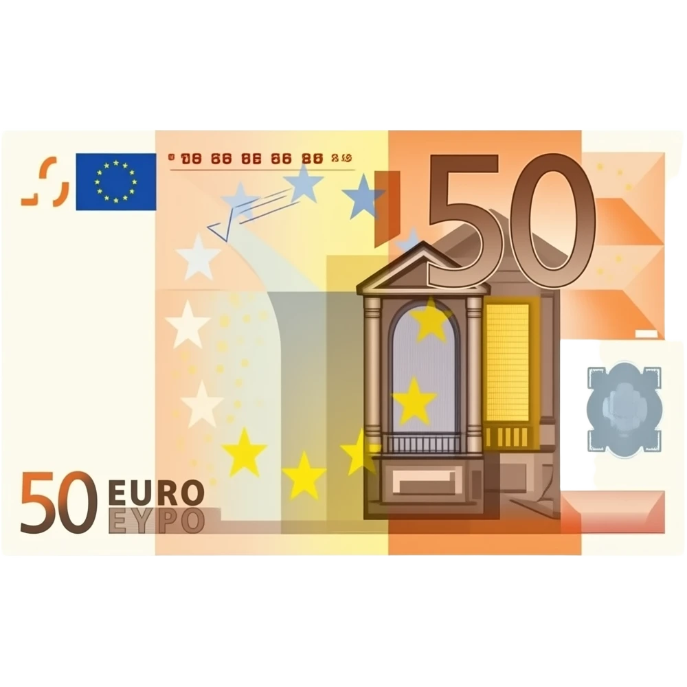 15 Euros Bill emoji