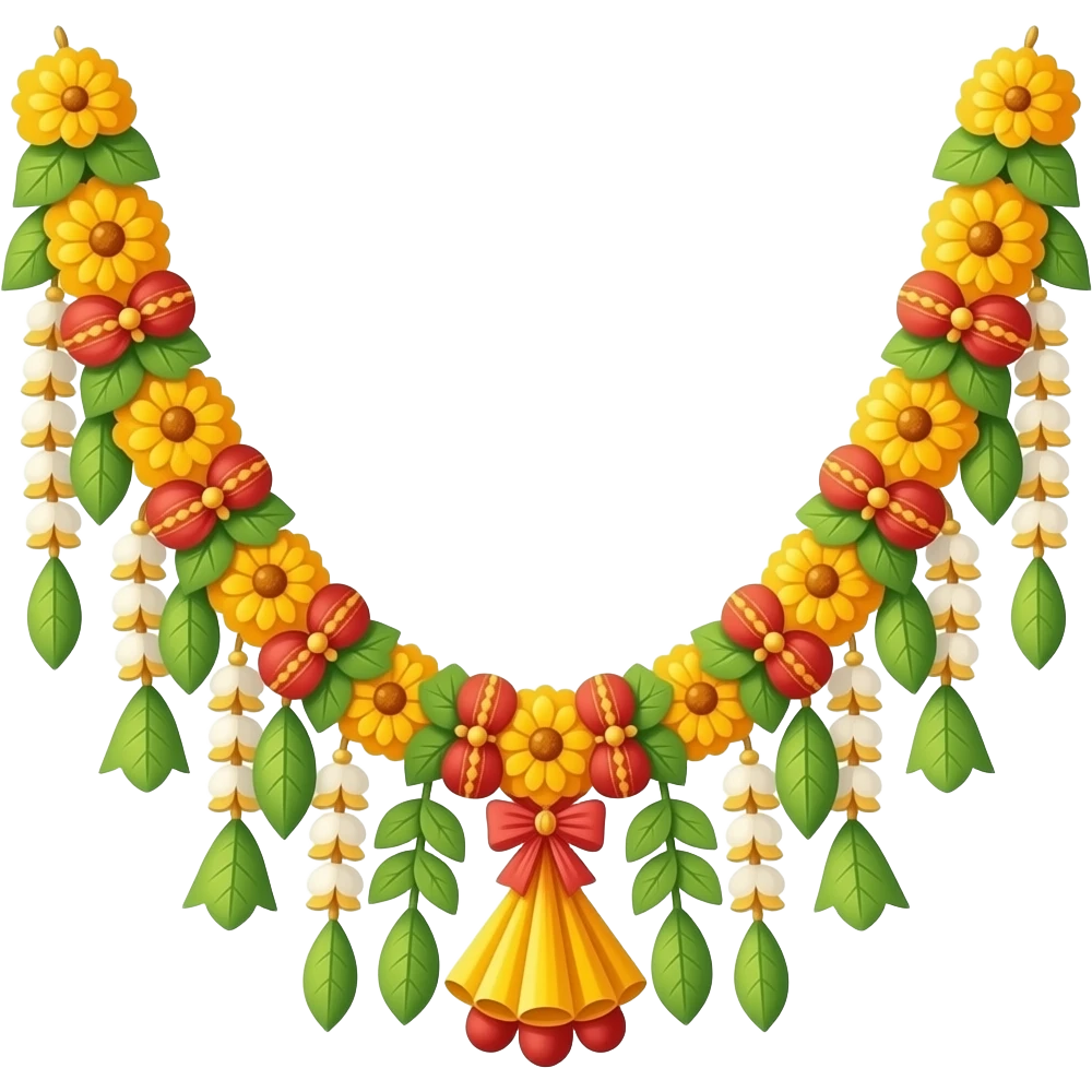 Indian weddinv nuptial string emoji