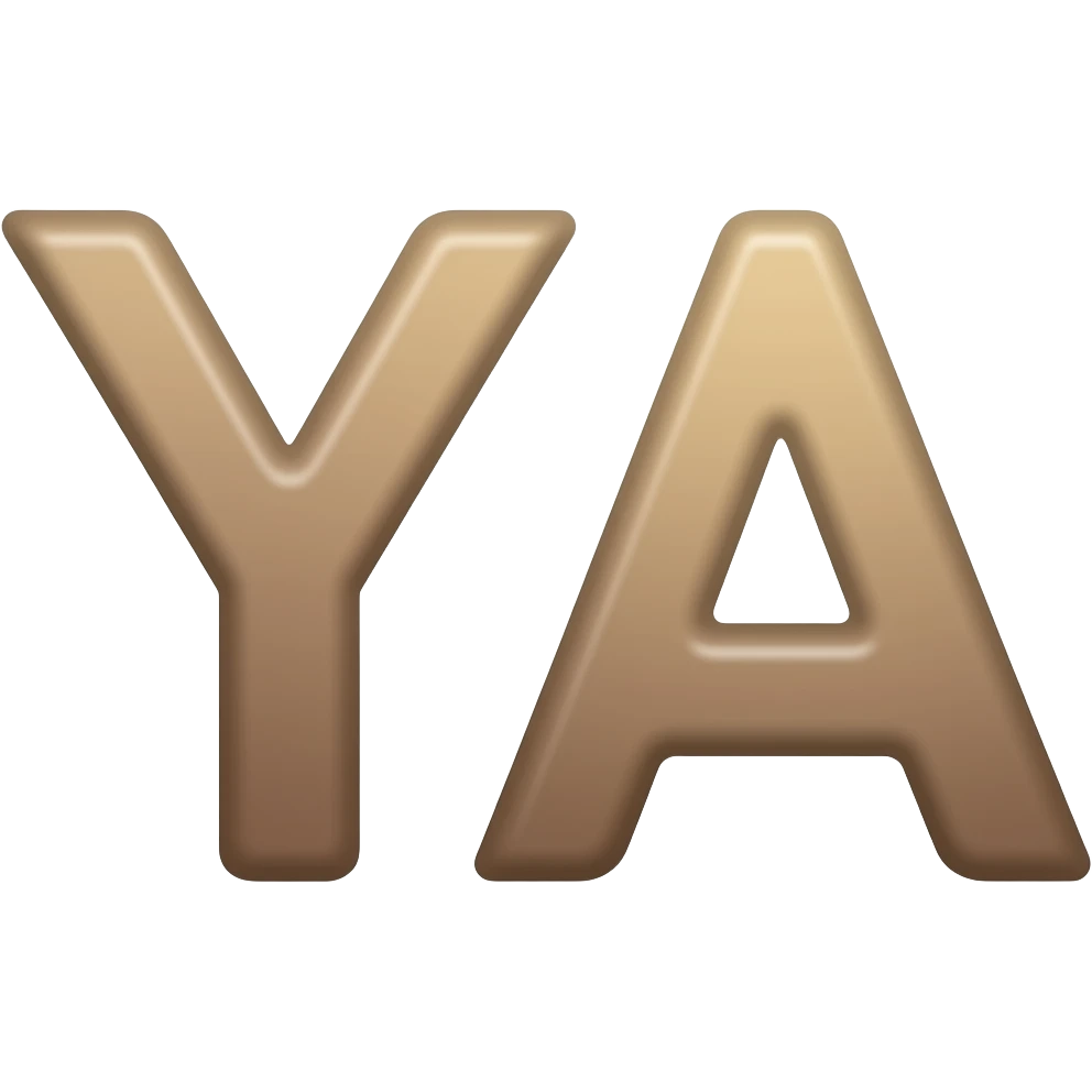 clean YA letters emoji