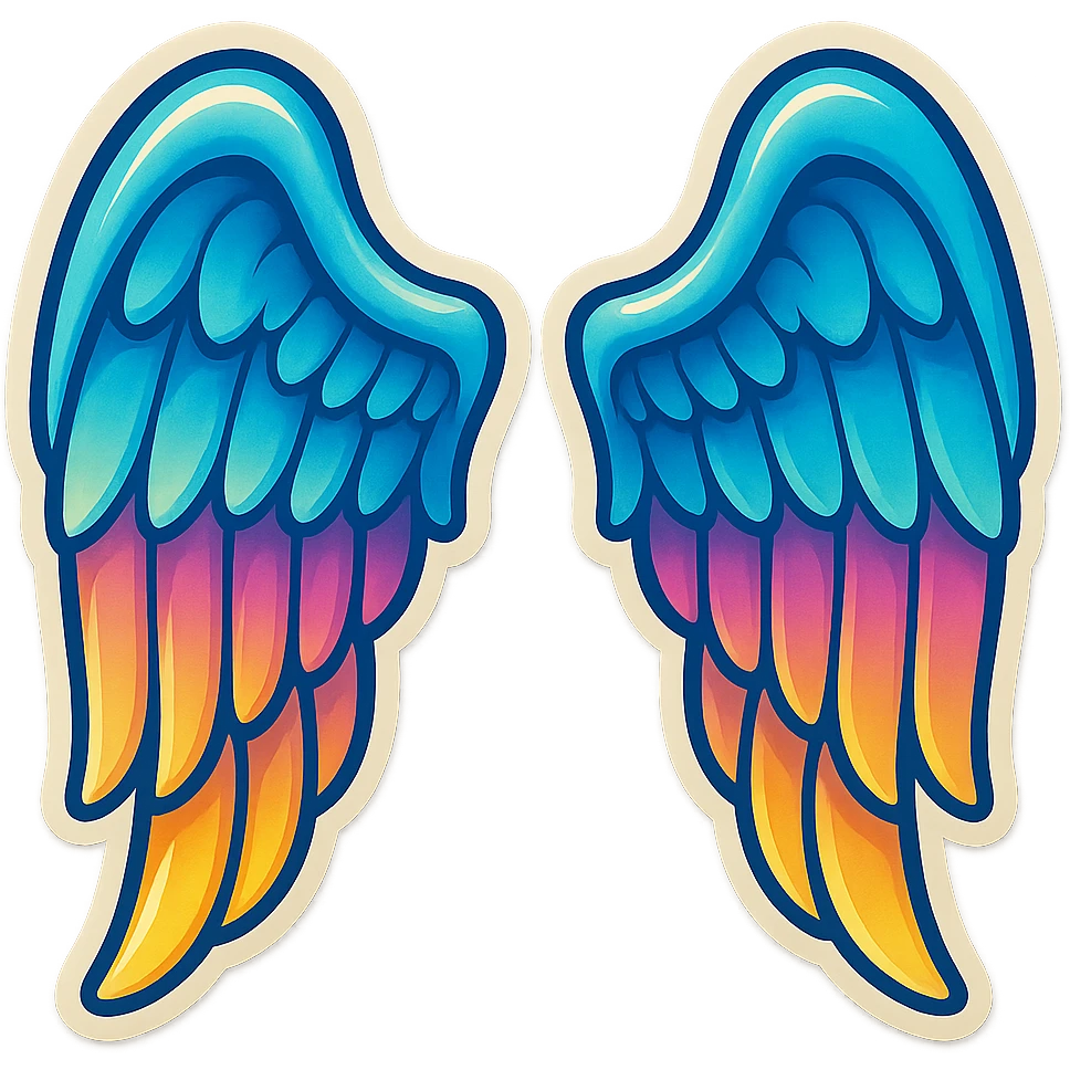 Angel wings emoji