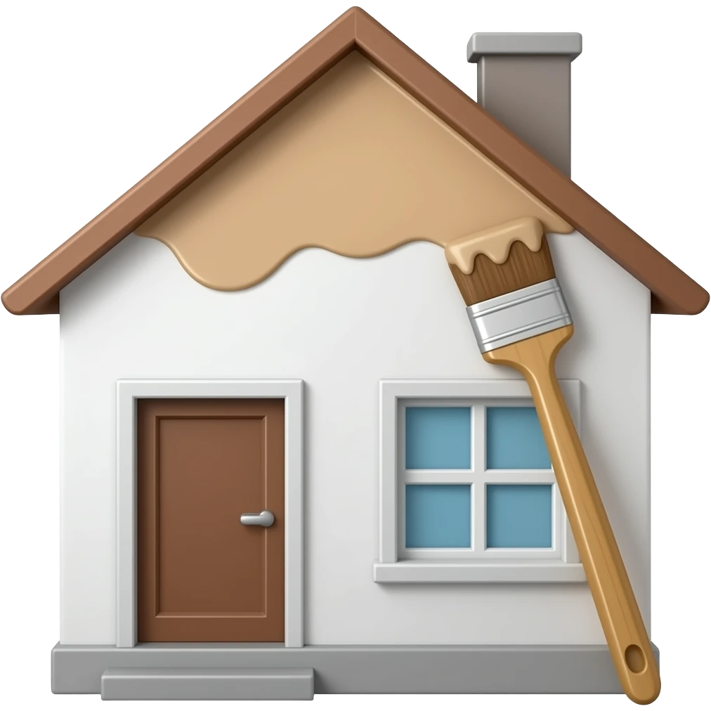 painting a house emoji