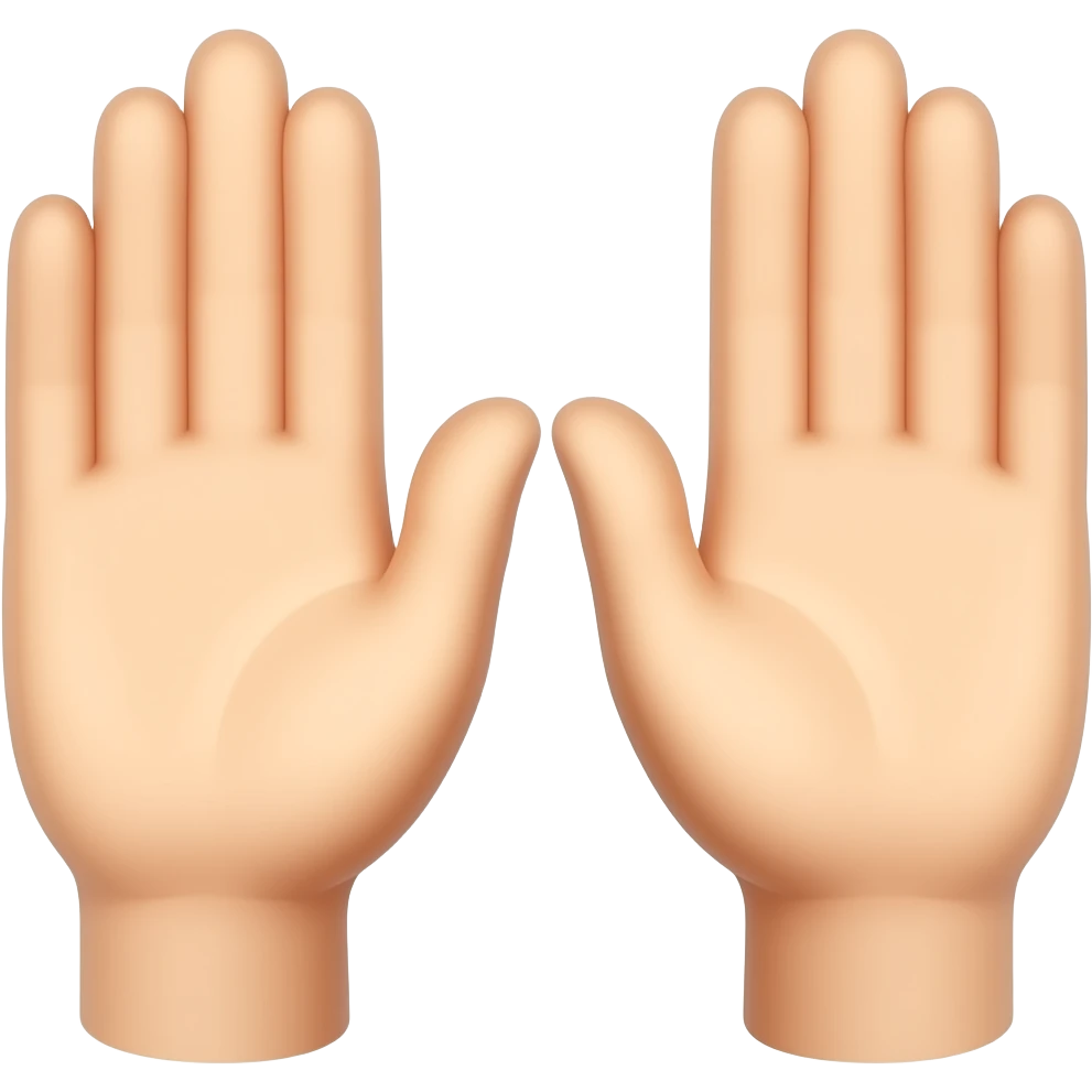 hands up in praise emoji