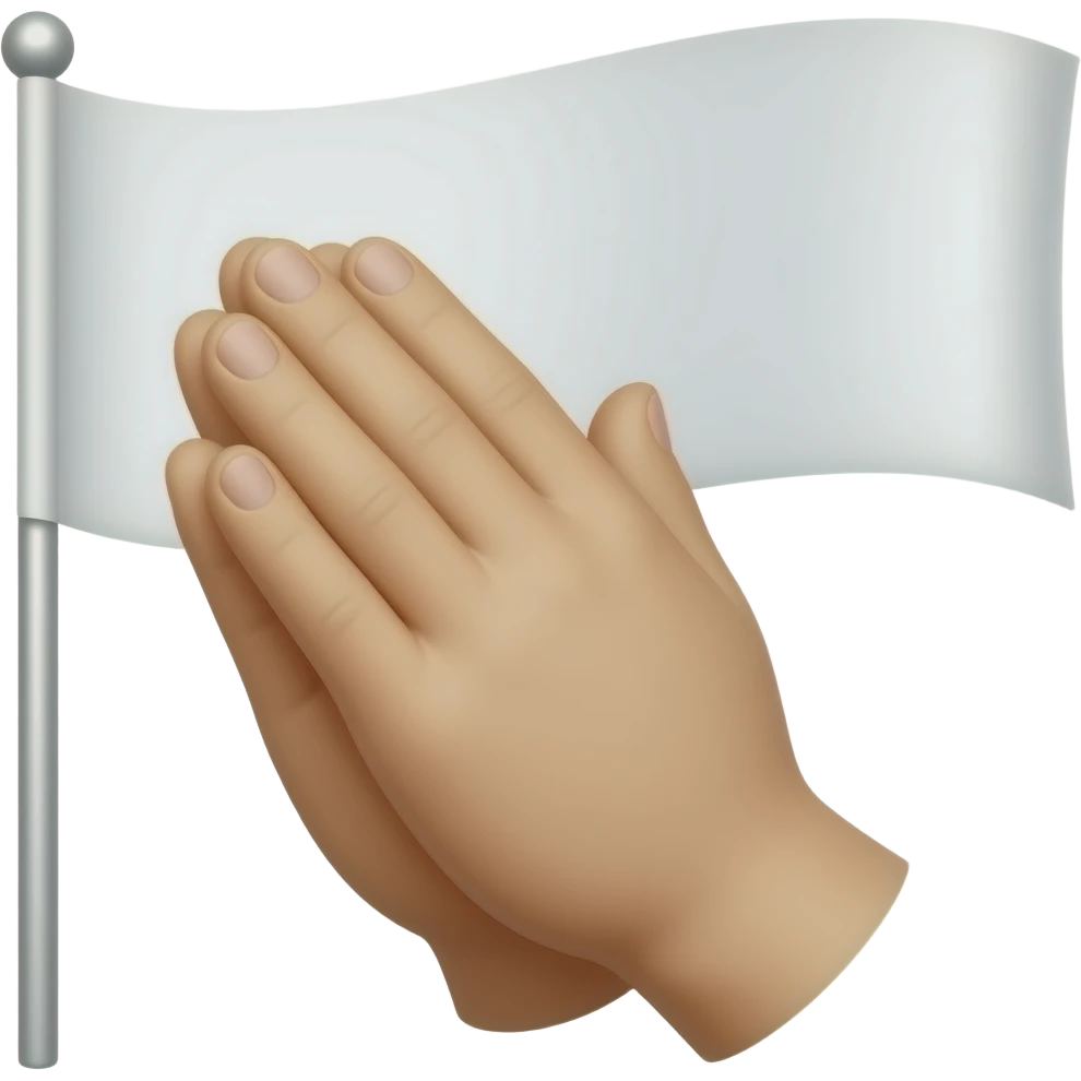 Something of this essence: Thanks for flagging. Can include the praying emoji and white flag emoji
