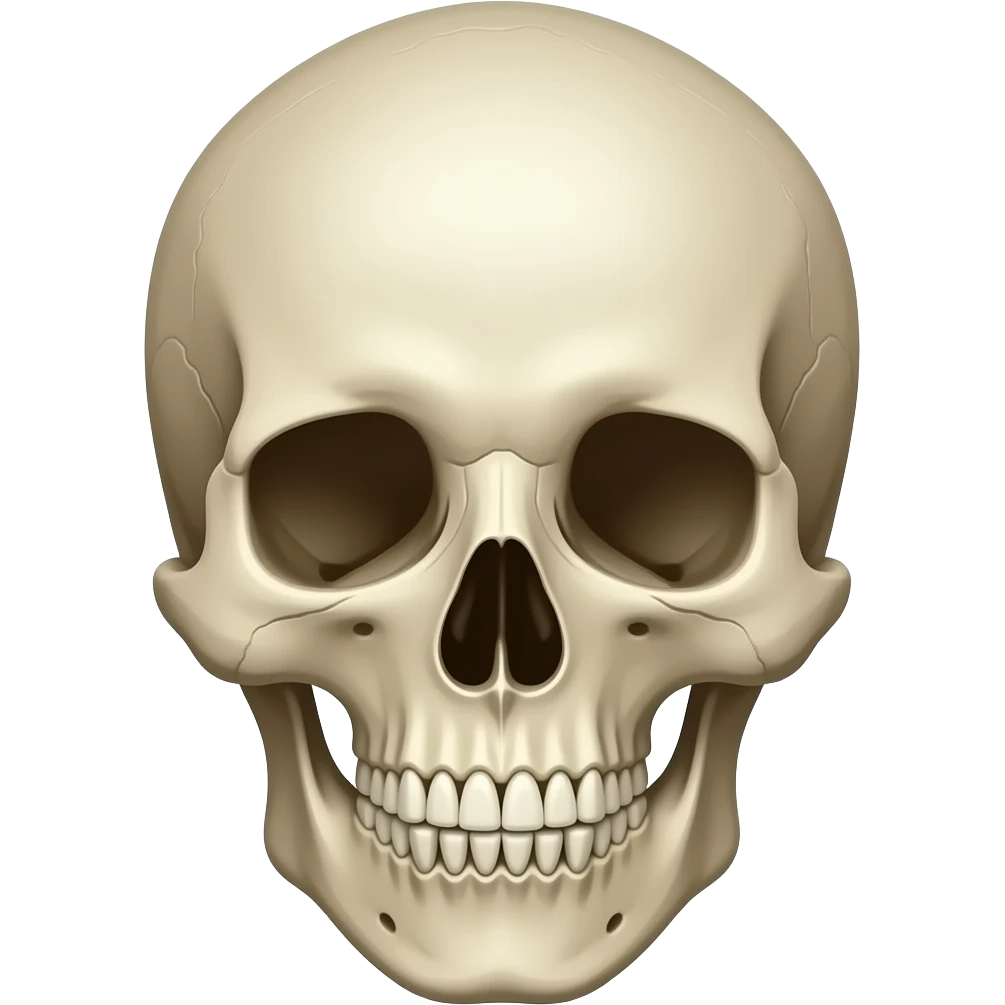 Skull impressed emoji