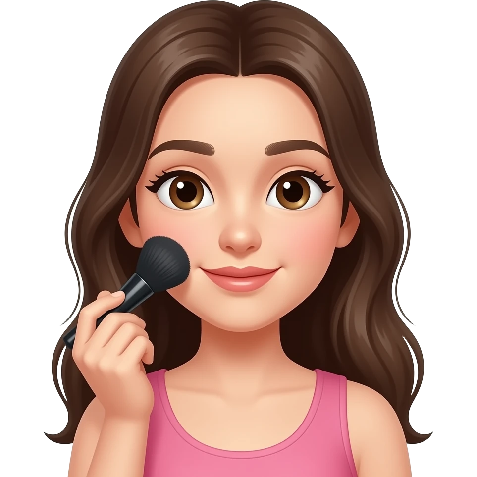 GIRL PUTTING ON MAKEUP emoji