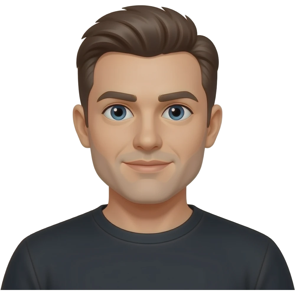 man with black clothes emoji