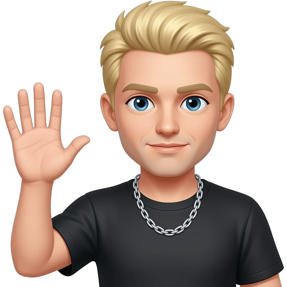 ⛓️+ 👱🏼   =  🙆🏼 emoji