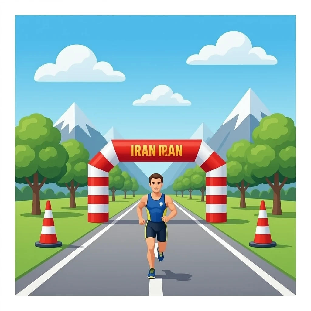 Iron Man triathlon emoji