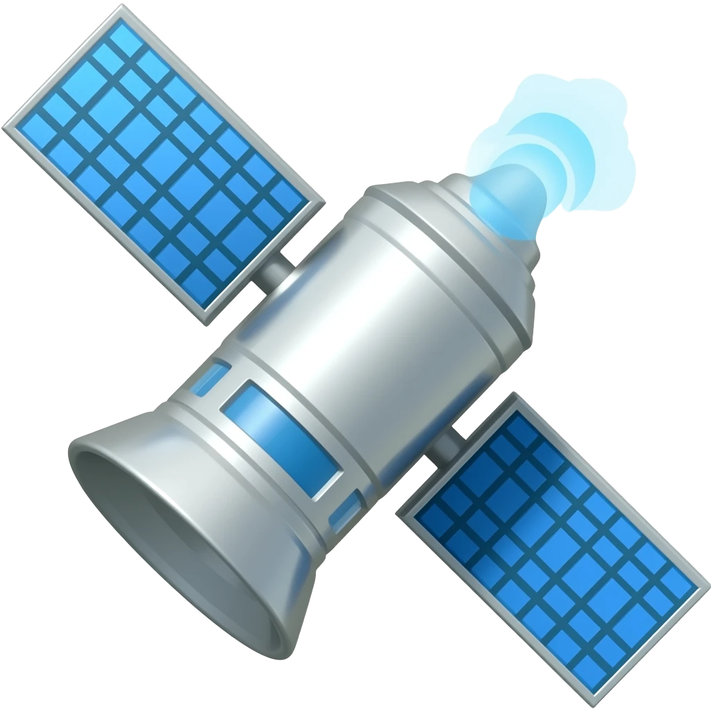 Satellite emoji