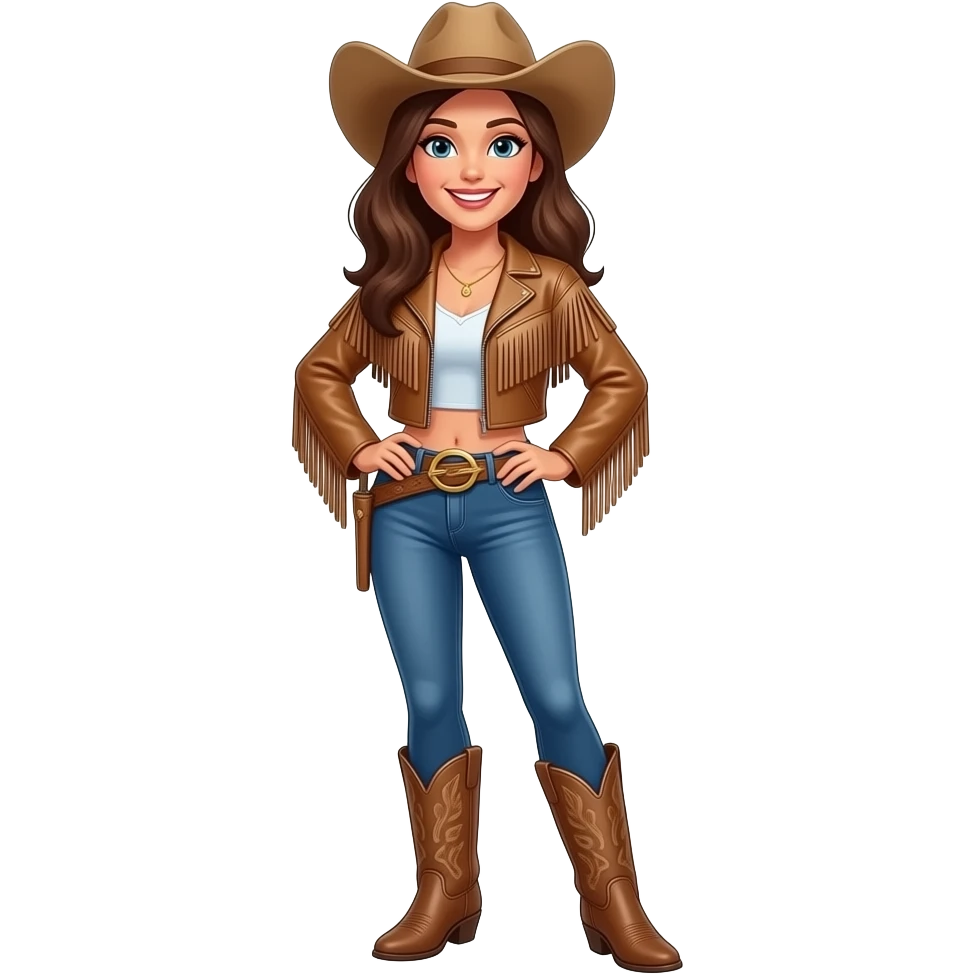 Coquette western emoji
