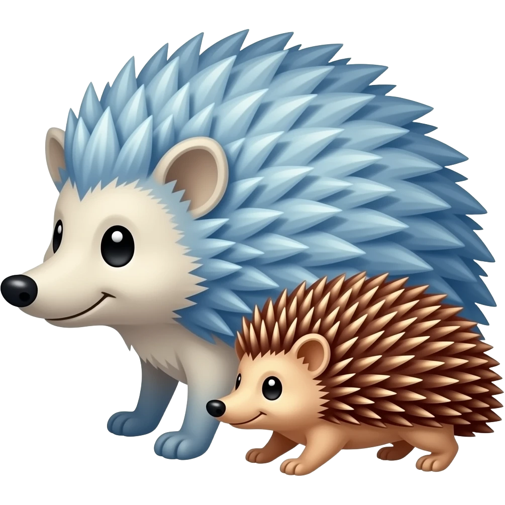 Blue hedgehog with a fox and a red echidna emoji