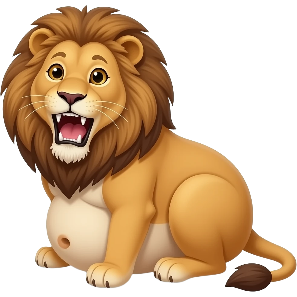 Make this Lioness get stuffed,her belly will so big it would look like she has pregnancy bloating,dare to tickle that Lion girl’s bellybutton,her gut rumbling echoes loud so you can listen to that full tummy,Fat lioness rolls around. emoji