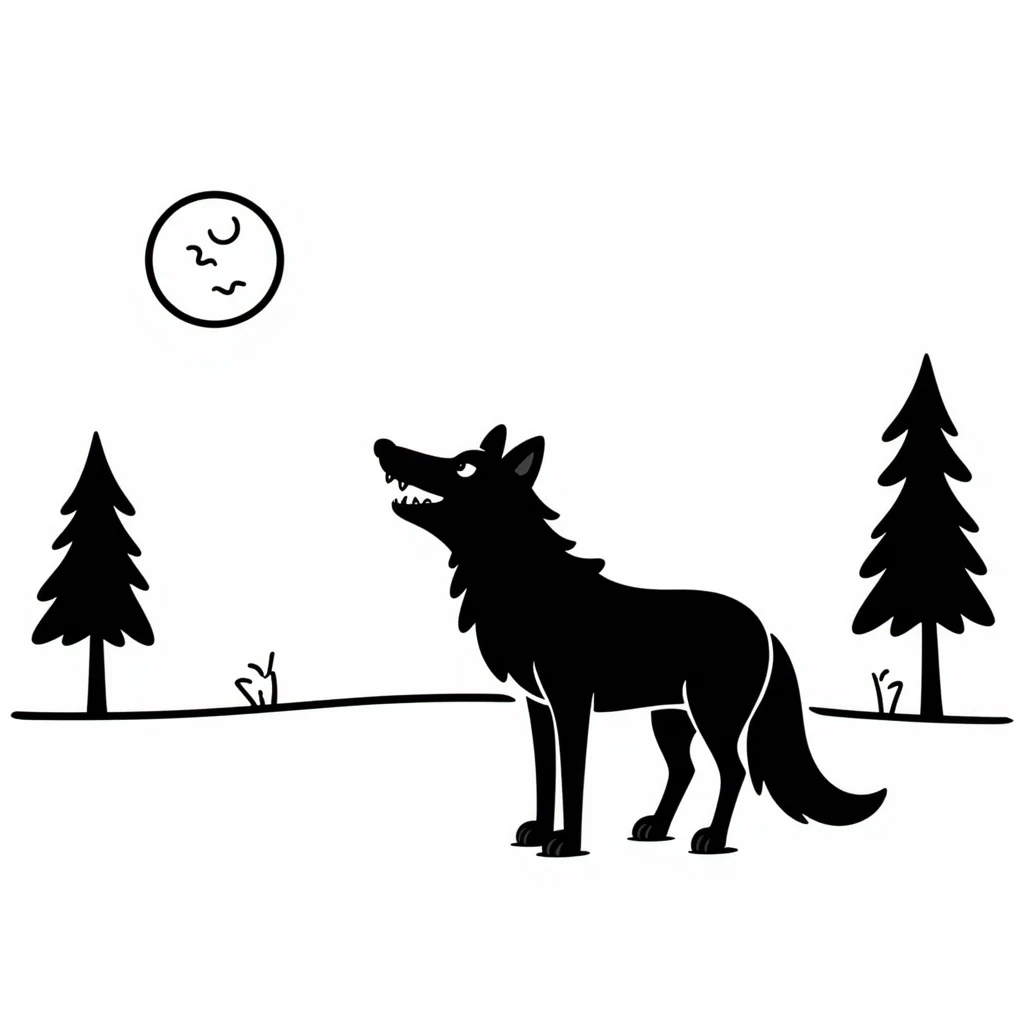 Wolf emoji