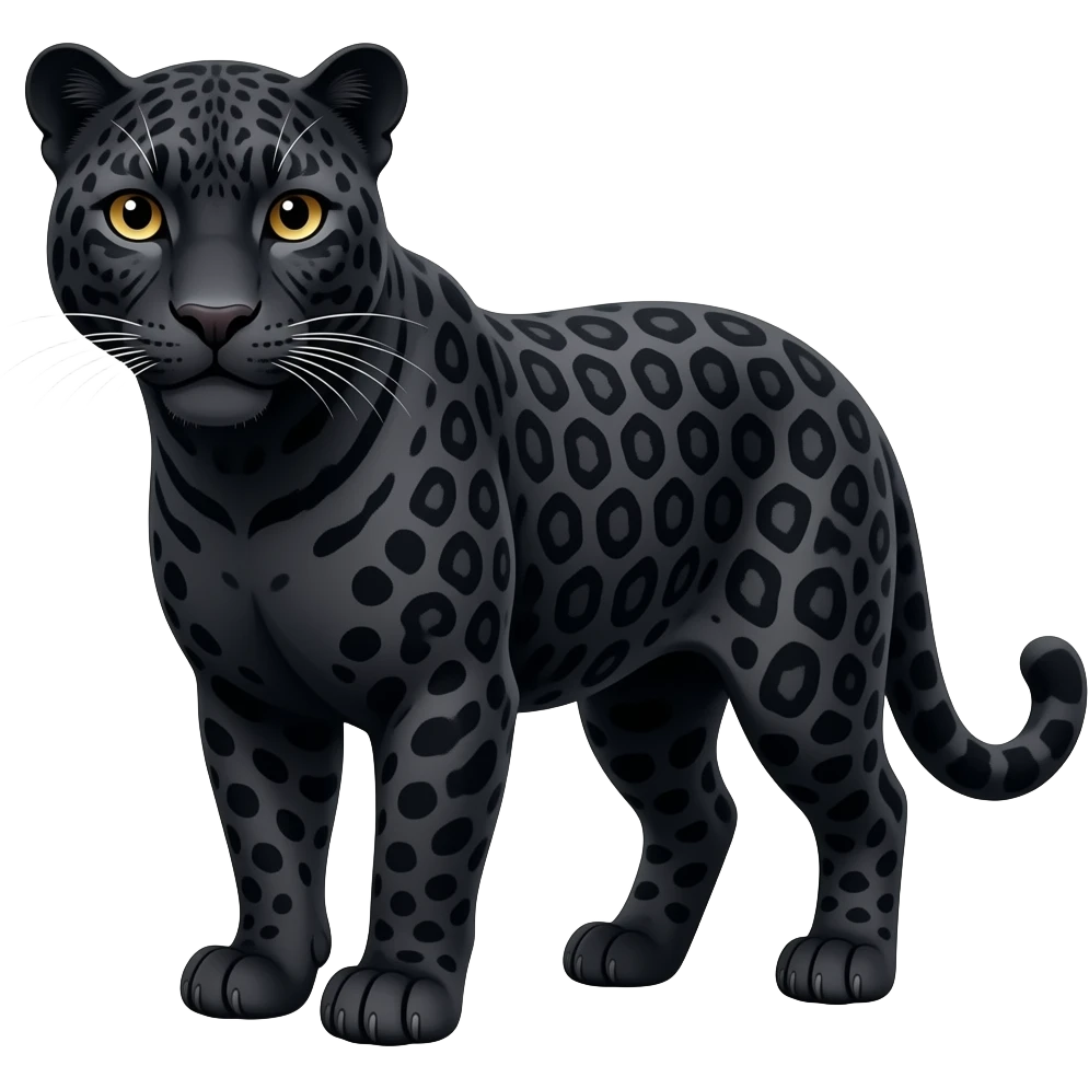 Siyah leopar emoji