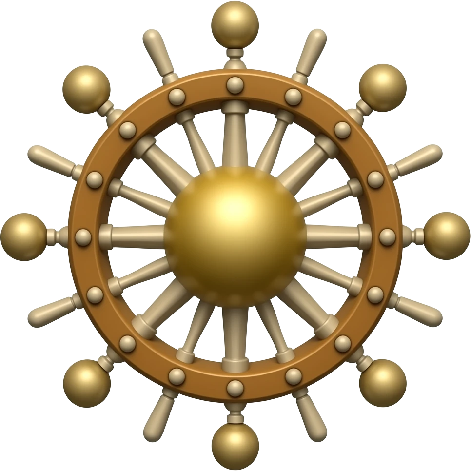 Mahoraga wheel with balls at the tips emoji