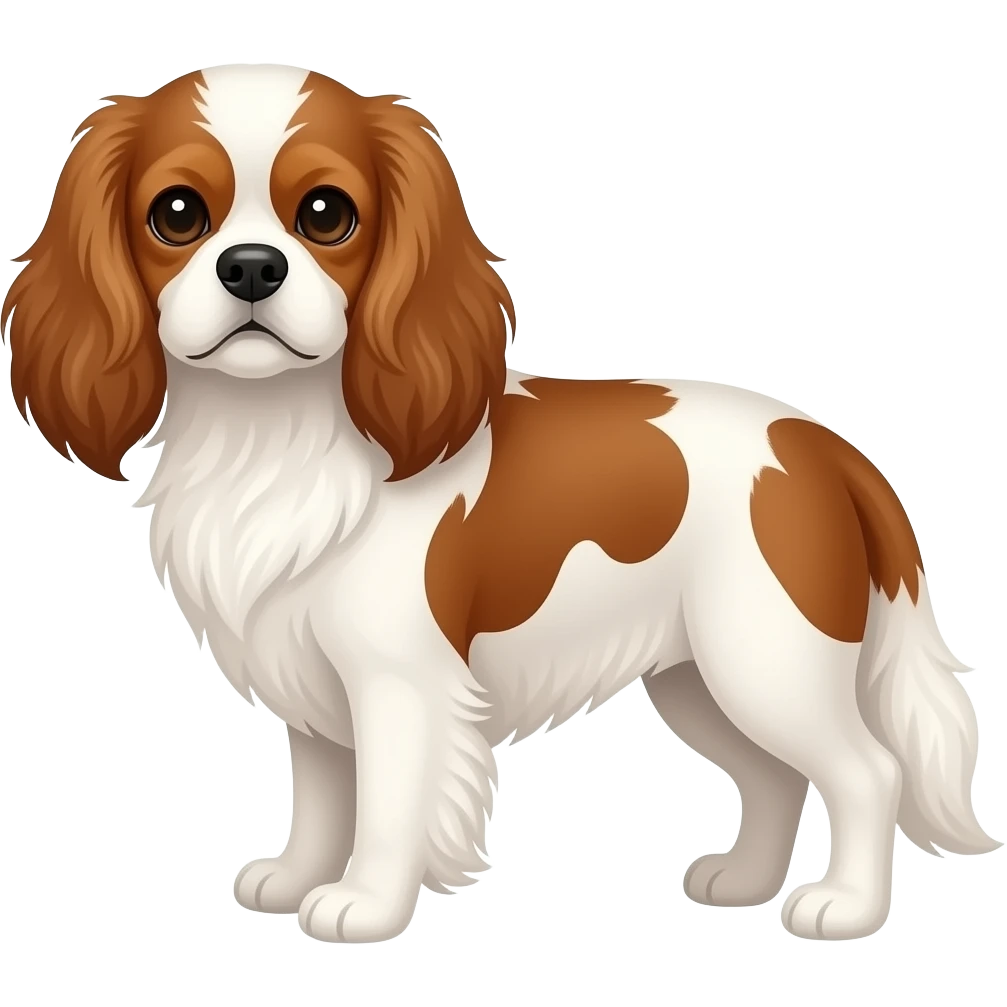 Blenheim cavalier king charles spaniel emoji
