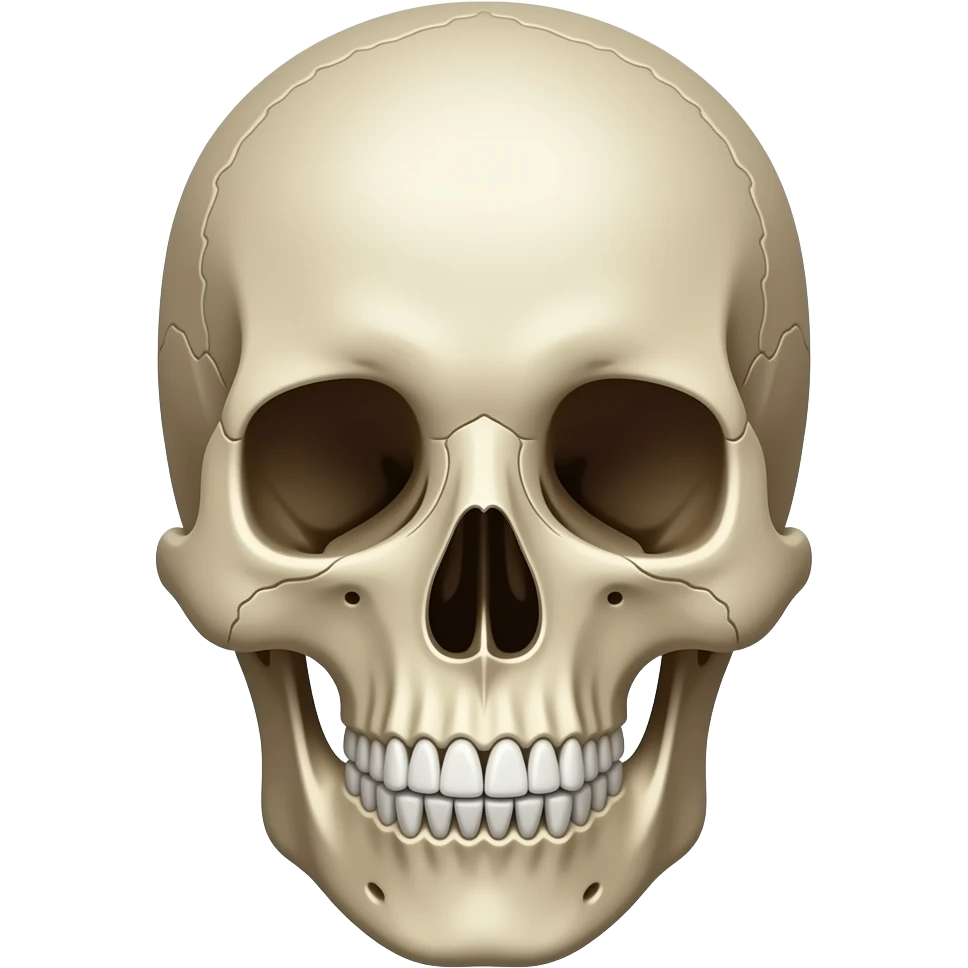 Human body skull with standing pose emoji