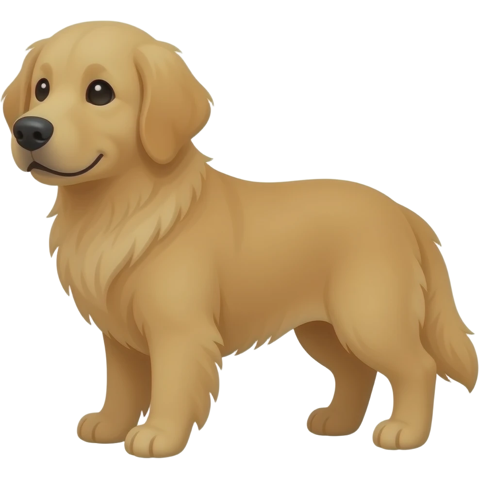 golden retriever emoji
