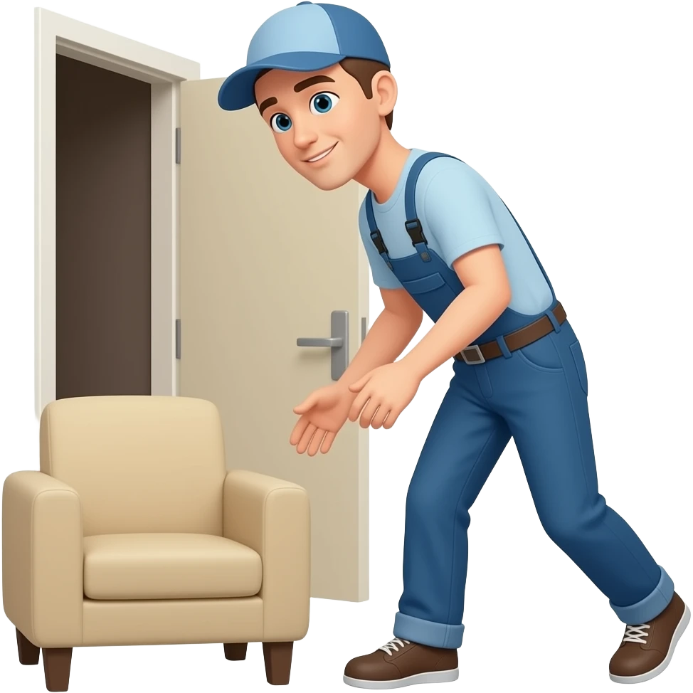 furniture removal of house emoji