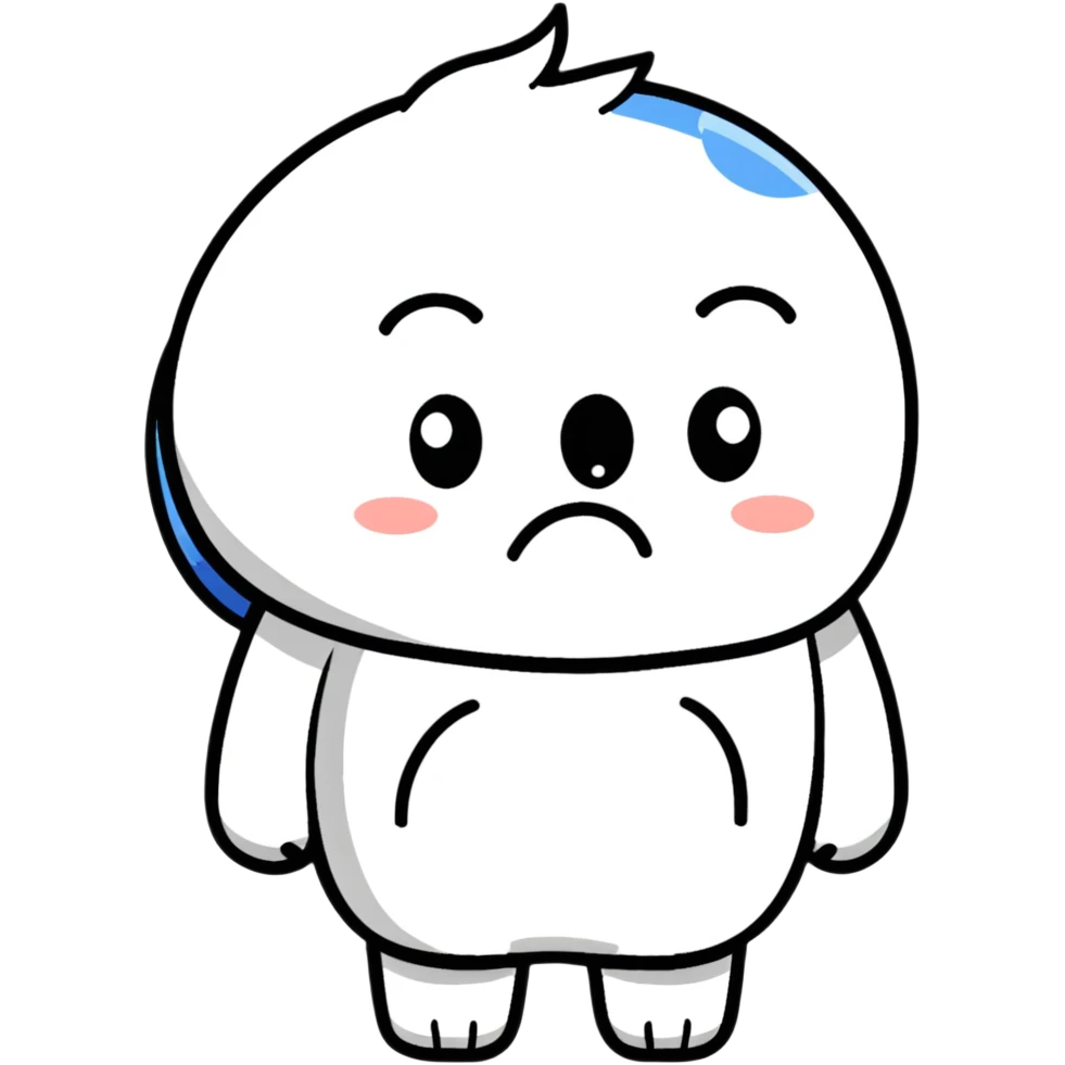 sad crying character emoji