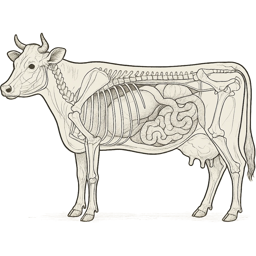 Cow transparent emoji