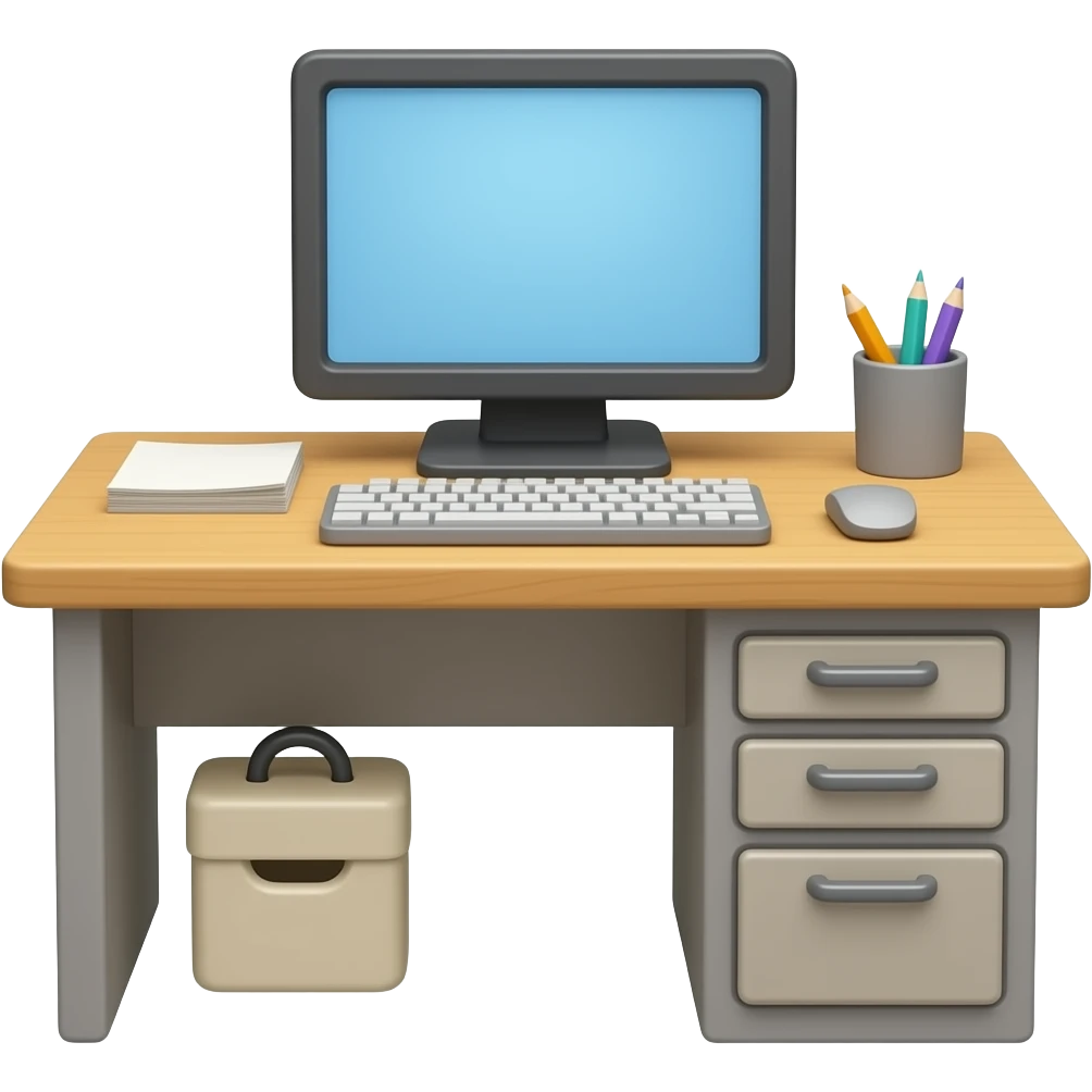 desk reservation emoji