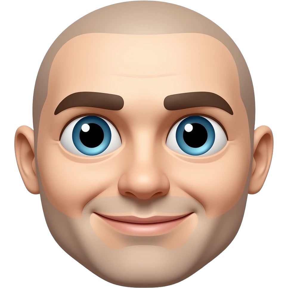 Distorted face emoji