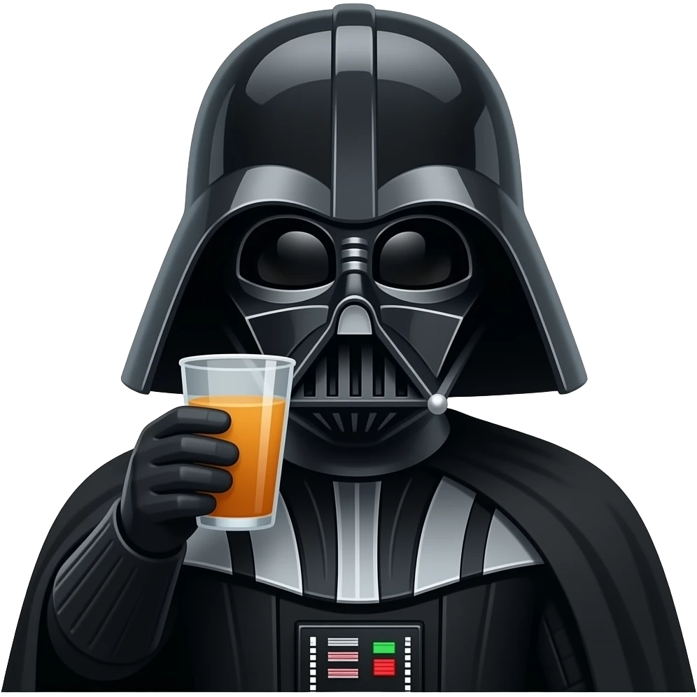 Dath vader dinking life emoji