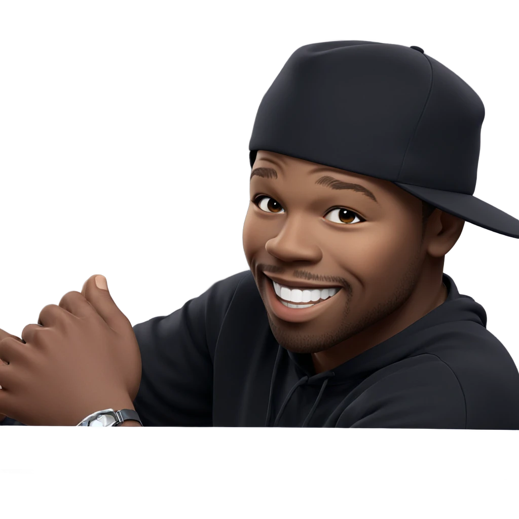smiling boy in hat emoji