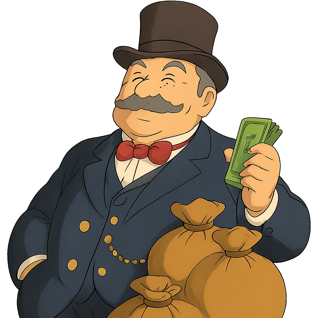 rich bank person emoji