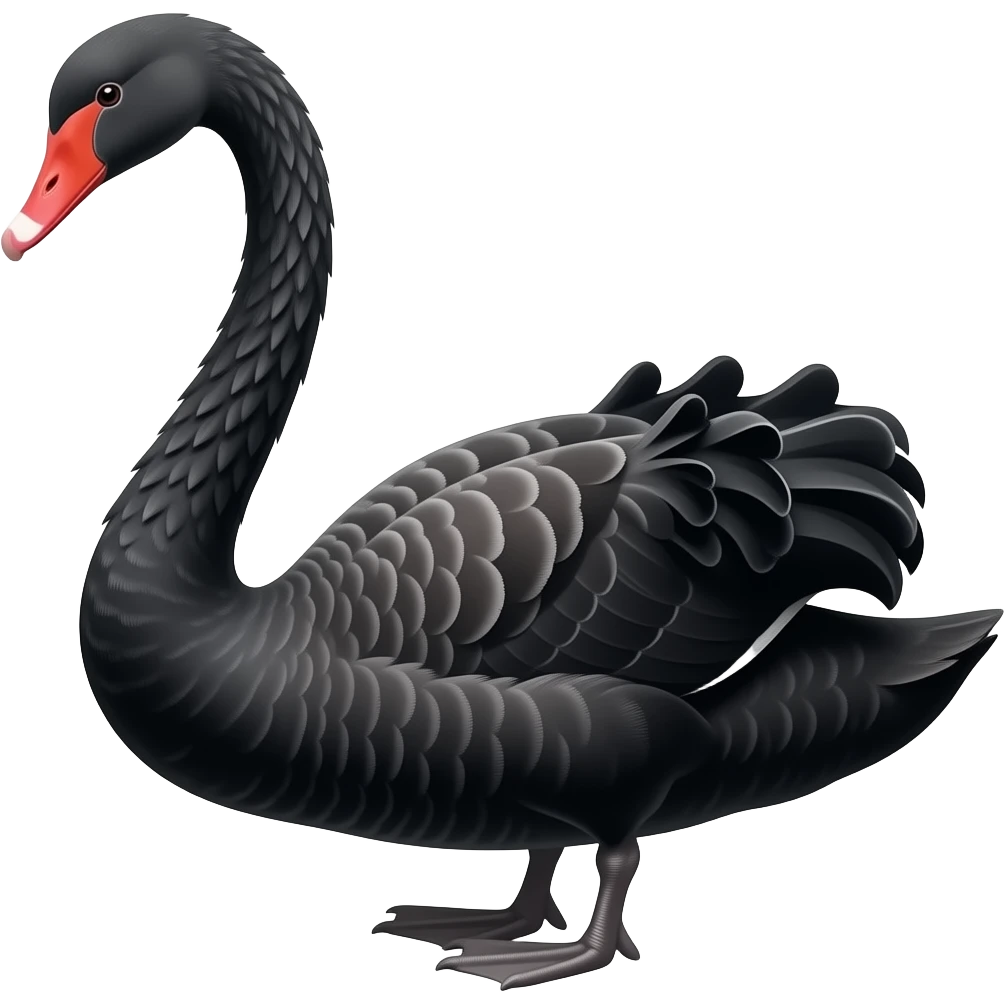 Black swan emoji