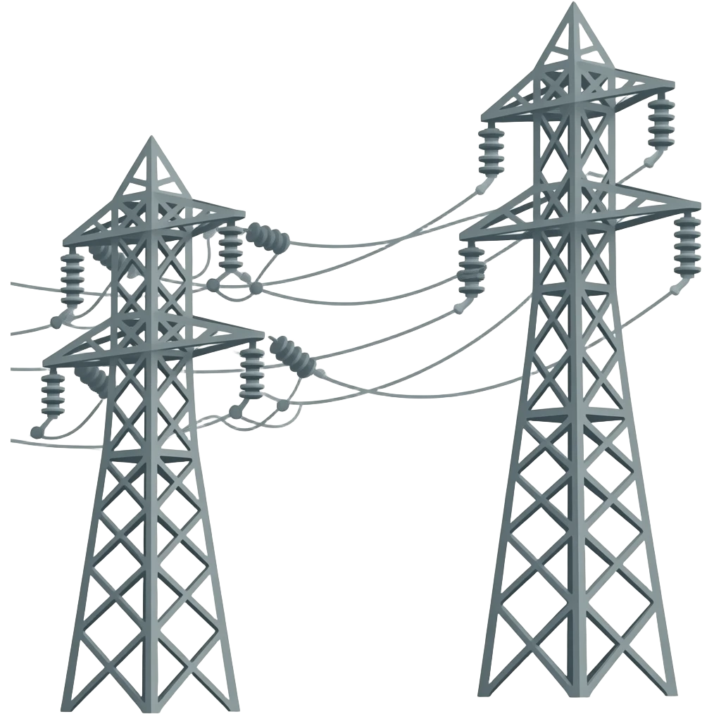 Electricity power lines emoji